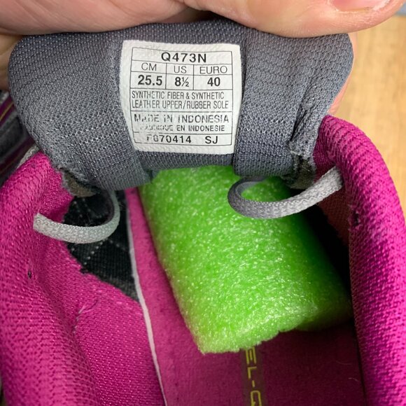 Asics Gel Quick Walk Sneaker Women’s 8.5 Gray Pink Gym Athletic Training Shoes - Picture 7 of 8